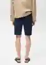 Bermuda Gracia Navy Talla 42 Hombre Mango