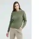 Suéter Cousy Mujer Verde Medio Talla L Chevignon