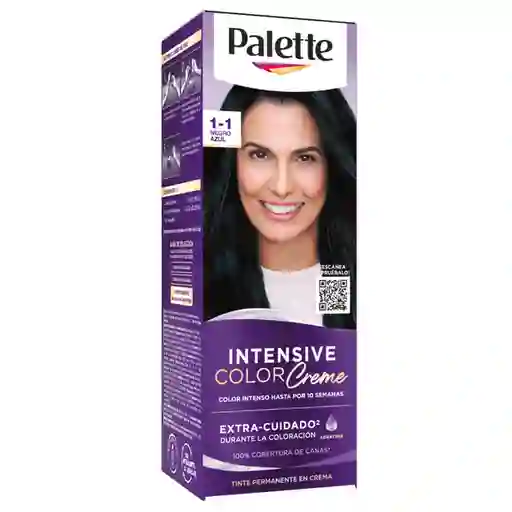 Tinte Palette Color Creme 1-1 Negro Azul