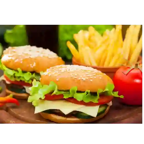 2 Hamburguesas Nativas en Combo
