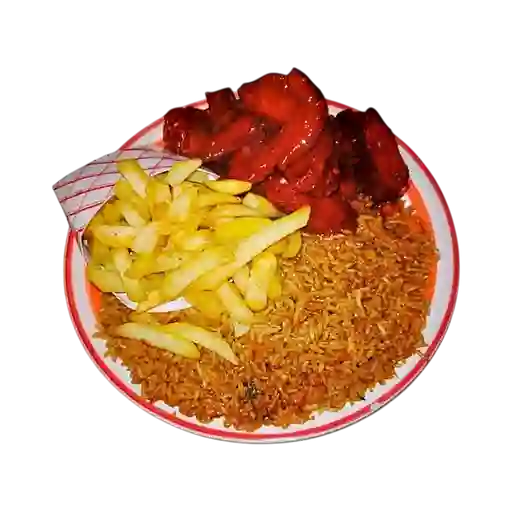 Combo Arroz Chino Papa Alas 4 Personas