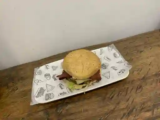 Hamburguesa sencilla pollo