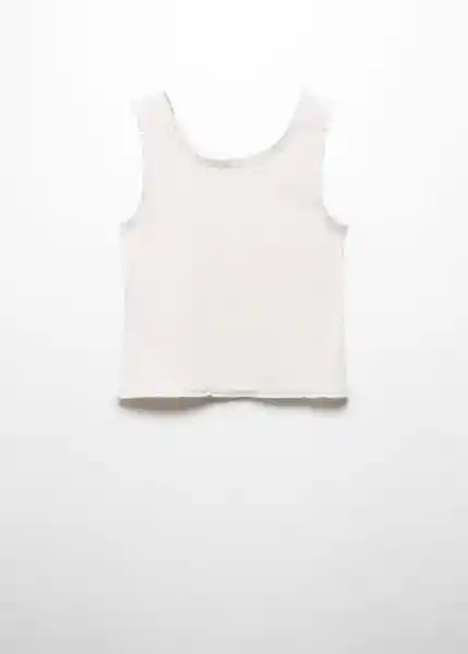 Camiseta Hannah Off-White Talla 08 Niña Mango