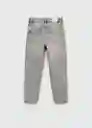 Jean Mom7 Tejano Gris Talla 07 Niñas Mango