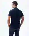 Camiseta Hombre Azul Talla S 800G000_AZU194023 Americanino