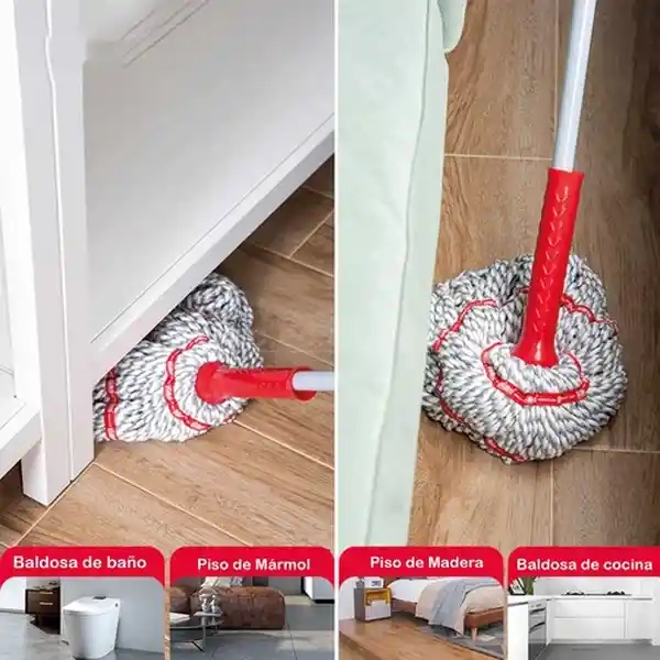Triple Clean Trapero Twist Mopa 130 cm