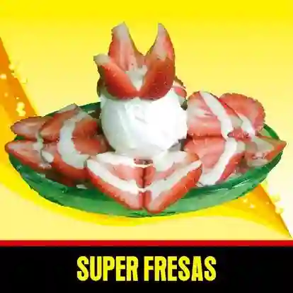 Super Fresas con Helado