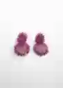 Pendientes Romina Rosa Talla 99 Mujer Mango