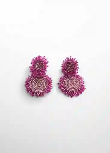 Pendientes Romina Rosa Talla 99 Mujer Mango