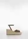 Sandalias Alex Crudo Talla 39 Mujer Mango