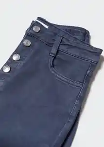 Jean Buttonf Azul Talla 21 Teen Niñas Mango