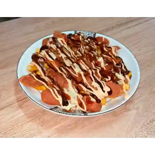 Salchipapa para Dos Sencilla