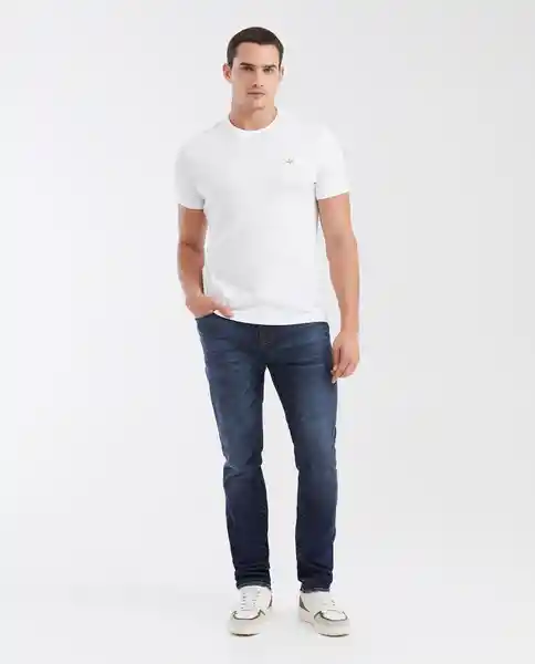 Jean Slim Fit Famous Azul Clásico Oscuro Talla 30/32 Chevignon