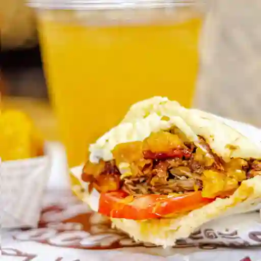 Combo arepa caleña crazy