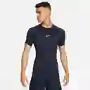 Nike Camiseta M Np Df Tight Top Hombre Azul L Fb7932-451