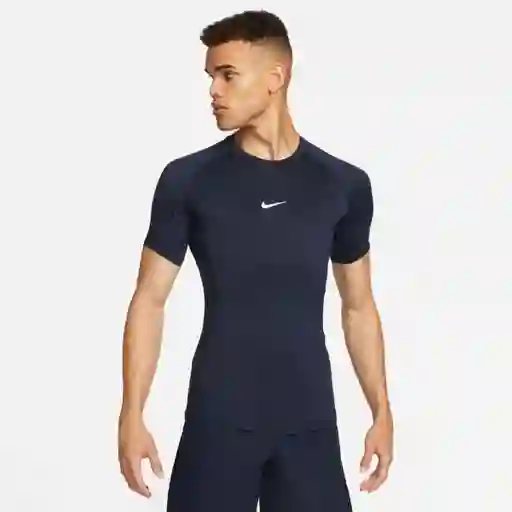Nike Camiseta M Np Df Tight Top Hombre Azul L Fb7932-451