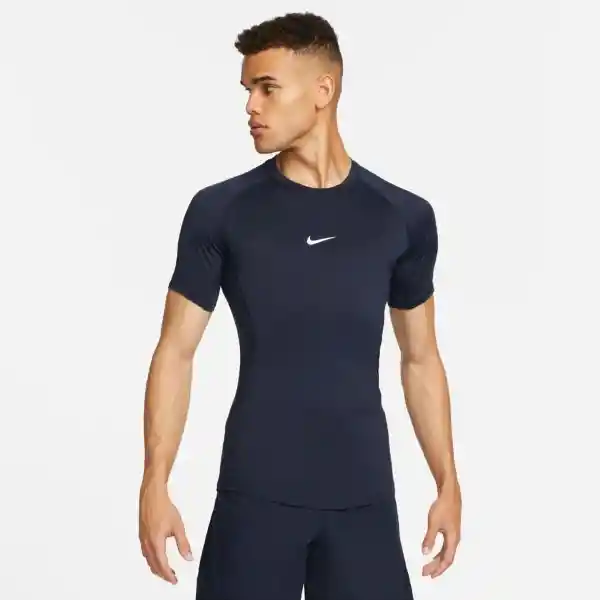 Nike Camiseta M Np Df Tight Top Hombre Azul L Fb7932-451