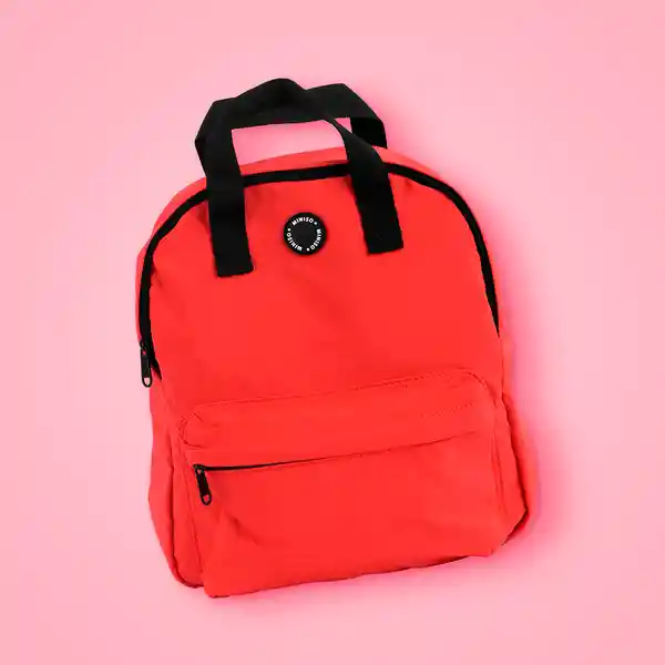 Mochila de Moda Pioneer Rojo Miniso