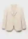 Blazer Americana Salerno Crudo Talla 50 Hombre Mango