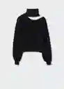 Saco Jersey Clavi Negro Talla 19 Mango Teen Girl Mango