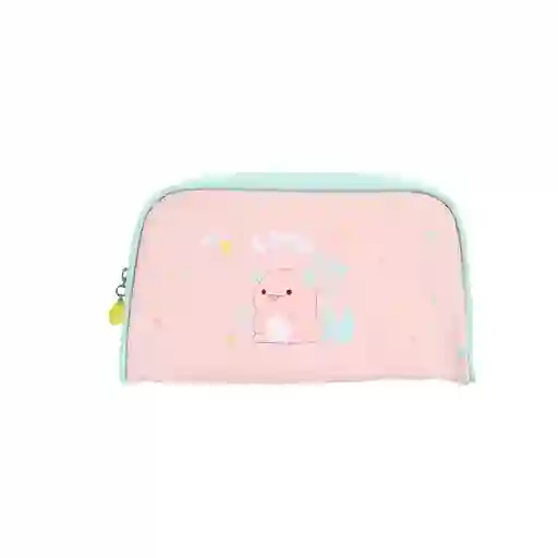 Cosmetiquera Serie Ajolote Tierno Rosa Miniso