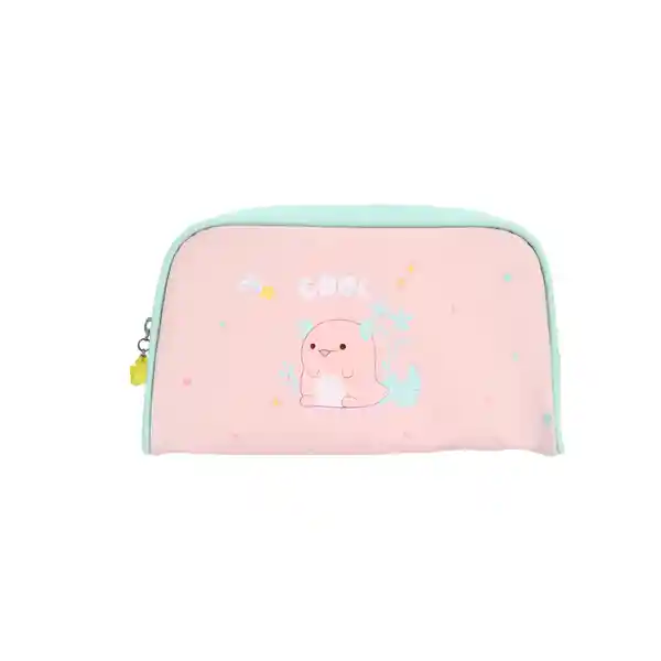 Cosmetiquera Serie Ajolote Tierno Rosa Miniso