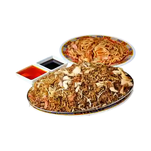 Arroz chino pequeño y espagueti especial