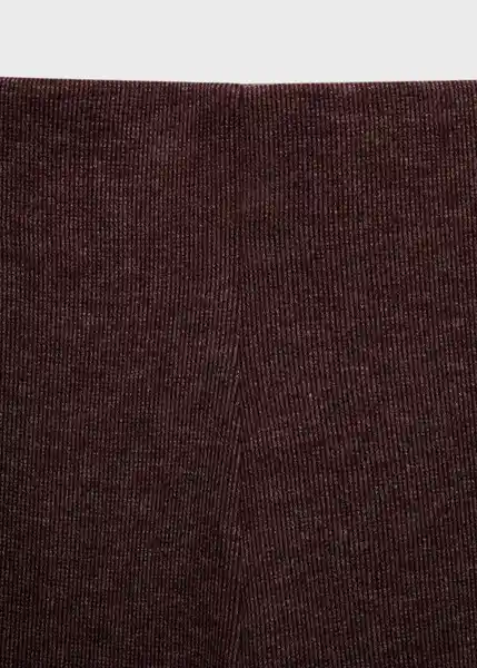 Pantalón Michi Burdeos Talla L Mujer Mango