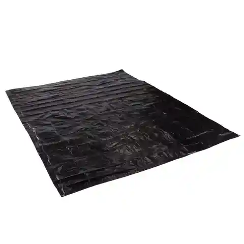 Qechua Lona Camping Suelo Impermeable Negro 3 x 4 m