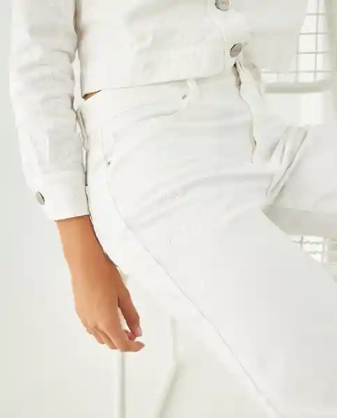 Pantalón Blanco Puro Claro Talla 12 631F009 Esprit