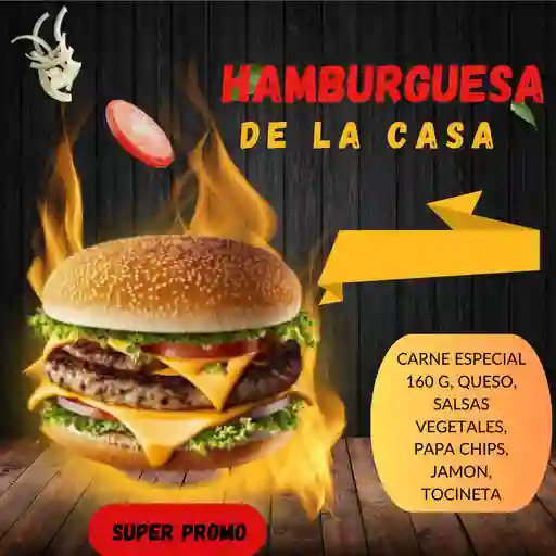 Hamburguesa doble de la casa