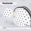 Cosmetiquera en Forma de Concha en Malla de Corazones Miniso