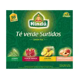 Hindú Té Verde con Sabores Surtidos