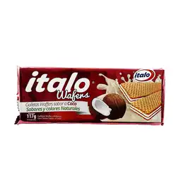 Italo Galletas Waffer Sabor a Coco