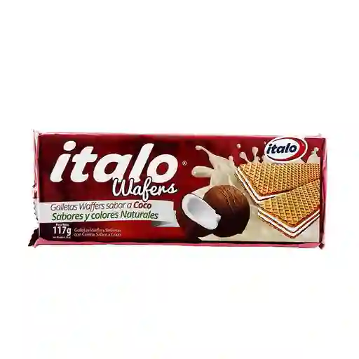 Italo Galletas Waffer Sabor a Coco