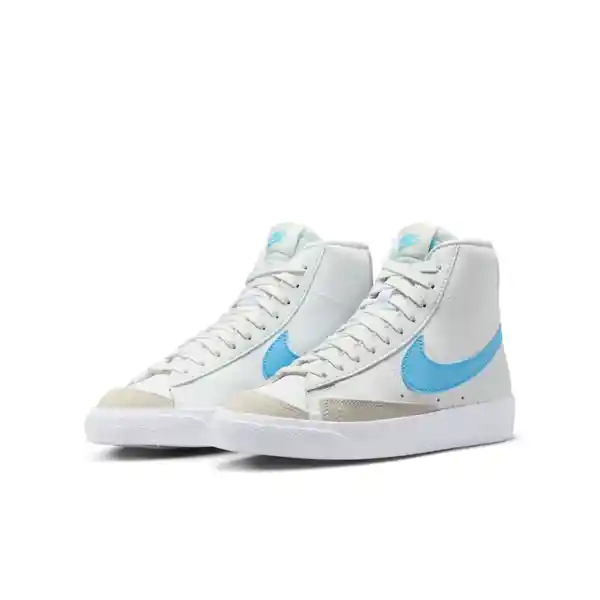 Nike Zapatos Blazer Mid 77 Bg Para Niño Blanco Talla 6Y