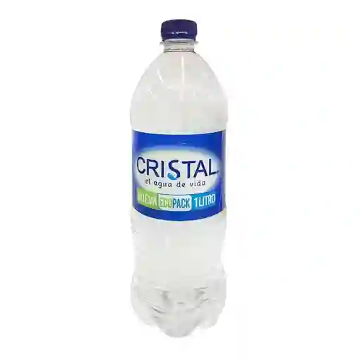 Agua cristal litro