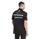 Adidas Camiseta Polo F1 Mercedes Lifestyle Hombre Negro Talla S