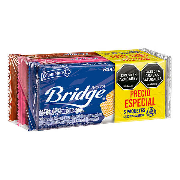 Bridge Galleta Waffer Mititaco 3 x 71 g