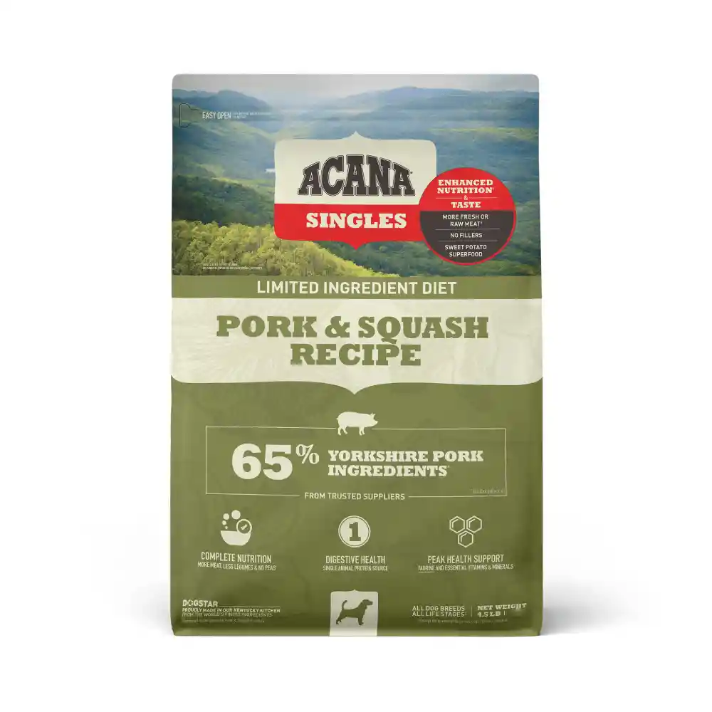 Acana Alimento Para Perro Pork And Squash 2.04 Kg