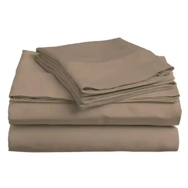 Distrihogar Juego Cama Queen 250H Taupe