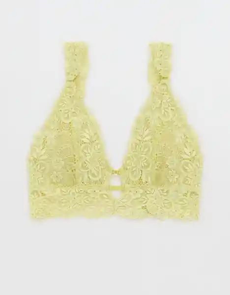 Top Bralette Aerie Verde Talla Large American Eagle