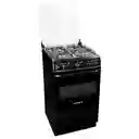 Abba Estufa de Piso Horno Gas Natural 4 Puestos Negro Ab 201-6