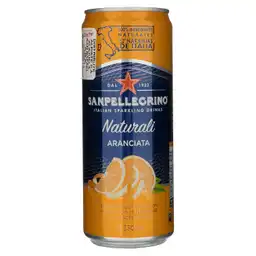 Agua Mineral Natural San Pellegrino Jugo De Naranja Lata 330 Ml