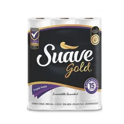 Suave Papel Higiénico Gold Triple Hoja 32 m