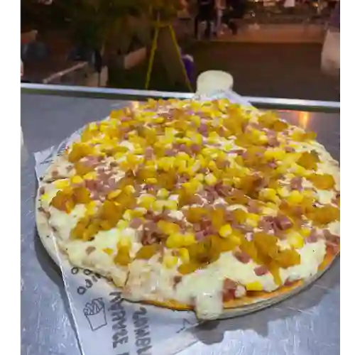 Pizza Maduro Tocineta Maiz