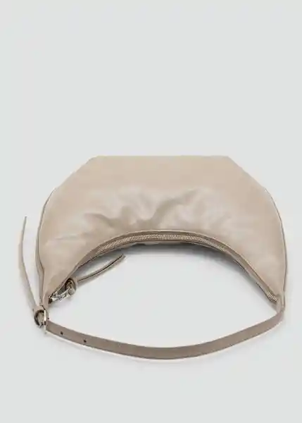 Bolso M Fortuna Taupe Talla 99 Mujer Mango