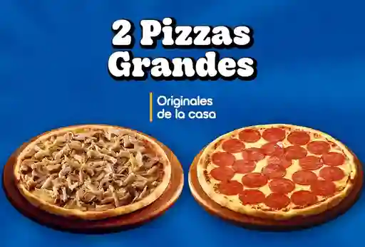 2 Pizzas grandes