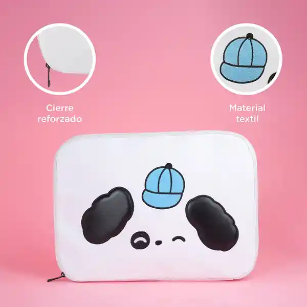 Funda Para Laptop Serie Doggie Power Blanco Miniso