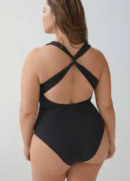 Vestido Bañador Fridap Negro Talla 27 Mujer Mango